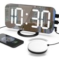 thumbnail image 1 of Loud Alarm Clock With Bed Shaker Compatible Heavy Sleeper,dual Vibrating Alarm Clock With Usb Charger Compatible Hearing-impaired Deaf-c GuanGuan, 1 of 5
