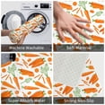 thumbnail image 2 of Carrot slices sticks Front Door Mat, Indoor Mats for Bedroom Bathroom Kitchen, Floor Mat Non-Slip, Soft Carpet Floor Cover Machine Washable Entryway Mat - 20x31.5in, 2 of 5