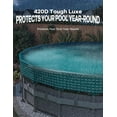thumbnail image 6 of 18 ft Winter Pool Cover - 18ft Round Above Ground, 500D Thick & Durable Winter Pool Cover, Upgraded with Velcro, Cable and Pulley System for a Windproof, Secure Fit, 6 of 7