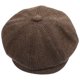 thumbnail image 1 of Sombrero octogonal de moda sombrero retro girado patrón de sarga diseñada sombrero damas boina, 1 of 3