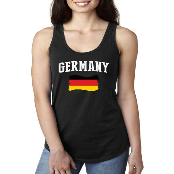 NIB - Women's Racerback Tank Top - Germany Flag