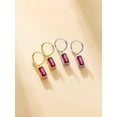 thumbnail image 3 of Bestyle 14K Gold Plated Dangle Eearrings for Women 10mm Small Huggie Hoop Earrings July Birthstone Jewelry Gifts for Anniversary Christmas, 3 of 5