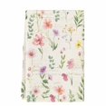 thumbnail image 2 of Pink Spring Floral Kitchen Towels Set of 1, Flowers Elegant Pastoral Botanical Absorbent Dish Towels for Kitchen, Microfiber Hand Towel, Quick Drying Tea Towel for Cleaning Decorative Dishcloths, 2 of 7
