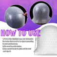 thumbnail image 5 of Hair Coloring Highlighting Cap 2 Pcs Reusable Silicone Frosting Dye Caps Pull, 5 of 5