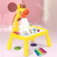thumbnail image 3 of Educational Projection Drawing Board Animal Design Funny Giraffe Projection Doddle Drawing Desk for School, 3 of 7