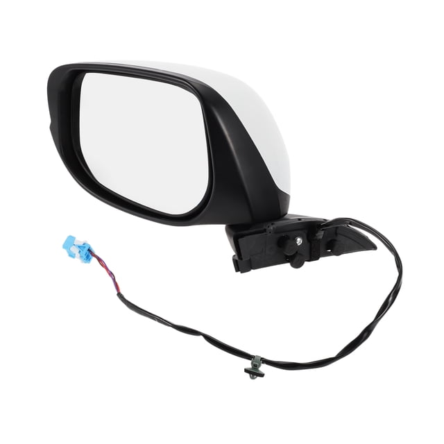 Reemplazo del espejo de la puerta izquierda Unique Bargains para Honda Fit 2009-2014, plegable manual, blanco