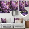 thumbnail image 4 of Designart "Fragrant Blossoms in Purple Lilacs V" Floral Metal Art Print, 4 of 5