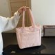 thumbnail image 1 of Bolso Hombro para Mujeres Acolchadas Con Compartimentos Bolsas Bolsillo Color Sólido Trabajos, 1 of 9