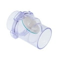 thumbnail image 4 of BRIGHTFUFU Válvula de retención transparente de PVC para tuberías de agua, válvula de retención para prevención de reflujo, válvula unidireccional transparente para fregadero de cocina, 4 of 7