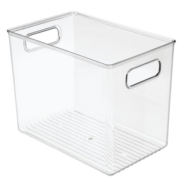 mDesign Plastic Kitchen Food Storage Organizer Bin Clear Walmart