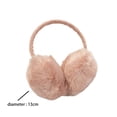 thumbnail image 2 of Orejeras al aire libre de invierno cálidas peludas artificiales masculinas / femeninas Ormromra CPB-YY237-5, 2 of 5