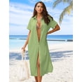thumbnail image 3 of Zeagoo Womens Summer Dress Short Sleeve Casual Summer Sunress Tunic Dress Cover up with Pockets, 3 of 5
