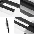 thumbnail image 3 of RUNROTOO Mirror Lighting Wall Light Black PVC Bedroom Minimalist 1Pack, 3 of 8