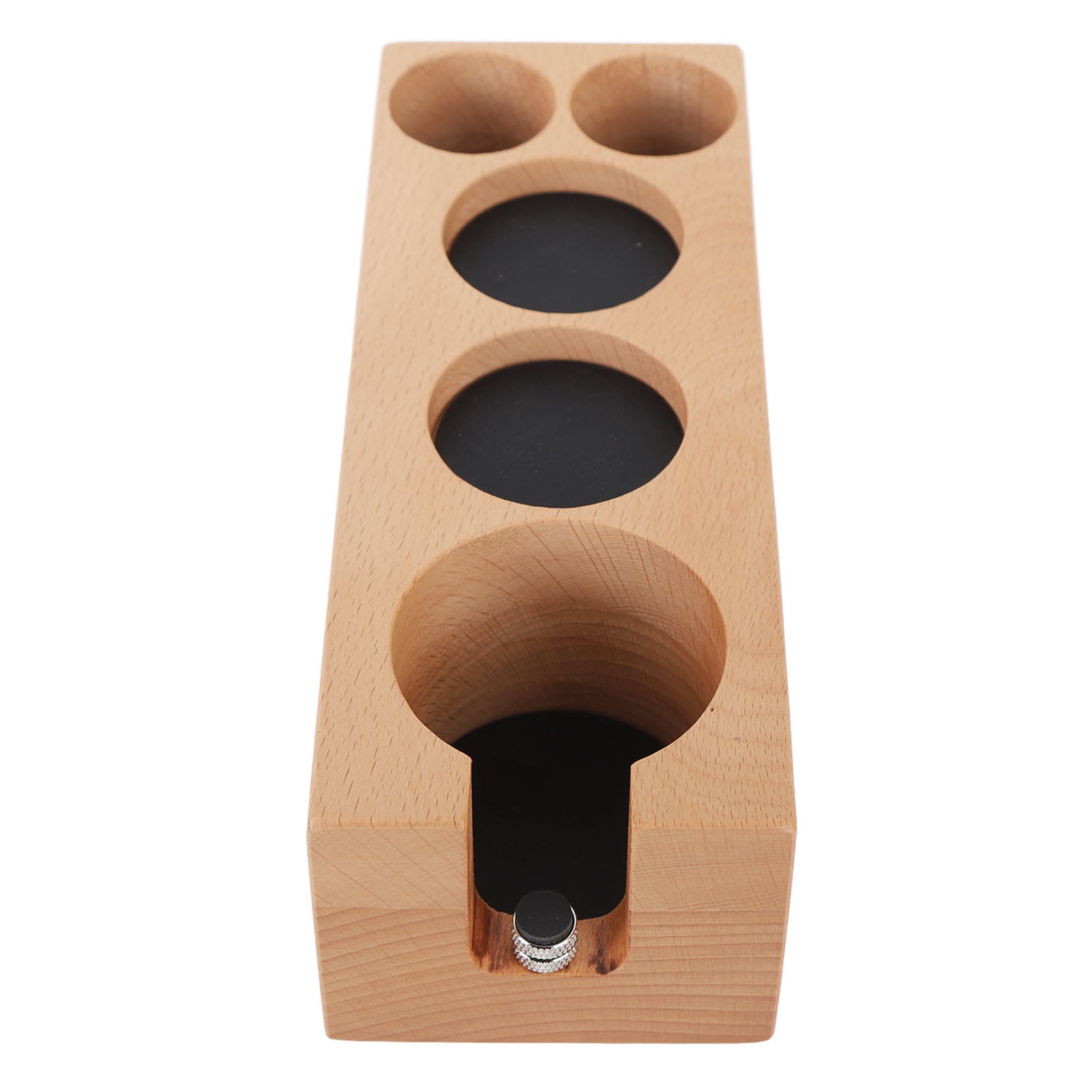 Coffee Filter Tamper Stand, Beech Wood Coffee Tamper Holder For