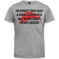 thumbnail image 1 of La Chose la Plus Difficile à Propos de T-Shirt Apocalypse Zombie, 1 of 1