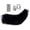 All Black, variant on Remote Control Electric Car Tail, Cute Electric Wagging Plush Tail Car Decoration, Speed Adjustable, Rechargeable Fuzzy Wagging Tail for All Car & Motorcycle Rear Decoration (Blue)