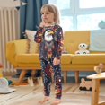thumbnail image 4 of FORMRS Long Sleeve Top and Pants Pajama Set for Niños 2-Piece Sleepwear, Sizes 18M-8Y, Brown Abstract Eagle, 4 of 6