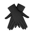thumbnail image 2 of Deago Women Sun Protective Gloves UV Protection Summer Sunblock Gloves Touchscreen Gloves for Driving Riding (Black), 2 of 10
