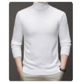 thumbnail image 1 of Pull Homme Chaud et Confortable à Manches Longues Col Roulé Vêtements Homme, 1 of 5