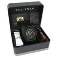 thumbnail image 4 of Mens Black Diamond Watch Raptor 2.25ct Black MOP and Leather Band, 4 of 4