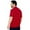 Red, variant on Turtle Bay New York Men's Short Sleeve Pique Polo Shirt in Cotton Blend with Front Pocket