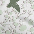 thumbnail image 1 of oneOone Cotton Flex Green Fabric Asian Japanese Floral Birds With Plants Quilting Supplies Print Sewing Fabric By The Yard 40 Inch Wide, 1 of 4
