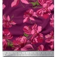thumbnail image 1 of Soimoi Crepe Silk Fabric Dot & Floral Artistic Print Fabric by The Yard 42 Inch Wide, 1 of 3