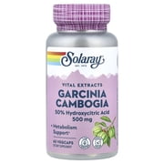 Solaray Vital Extracts, Garcinia Cambogia, 500 mg, 60 Vegcaps