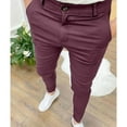 thumbnail image 2 of Styesk Pantalon Homme Été Jambe Droite Quotidien Mince Décontracté Business, 2 of 6