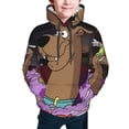 thumbnail image 5 of Lsque Scooby-Doo Patten Youth Hoodie Sweatshirt Pullover with Kangaroo Pocket Boys and Girls Hoodie Warm Hoodie for Kids, 5 of 8