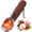 Brown, variant on Heated Ice Cream Scoop, Electric Ice Cream Scoop with 3 Temperature Settings (120°F/140°F/160°F) for Rock-Hard Ice Cream, USB-C Rechargeable, IPX7 & Easy Clean, Ergonomic Design, Gift