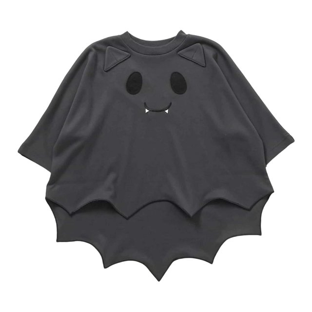 Camisa de Halloween para niños, flexible, versátil y transpirable para fiestas de disfraces y festividades. Gris oscuro 130cm
