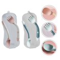 thumbnail image 3 of 2 Sets Child Eating Training Fork Spoon Bendable Baby Tableware (Boxed), 3 of 4