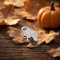 thumbnail image 3 of Mini White Ghost Shaped Halloween Decorative Badge Brooch, Lightweight Cute Spooky Accessory, Lovely Pin Ornament for Clothing Backpack Bag Holiday Party Outfit Matching, 3 of 8