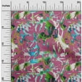 thumbnail image 2 of oneOone Polyester Spandex Pink Fabric Abstract Dress Material Fabric Print Fabric By The Yard 56 Inch Wide, 2 of 6