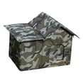thumbnail image 2 of Caseta para gatos callejeros de exterior, de tela Oxford, duradera, gruesa, versátil, aislante, resistente a intemperie, para patio., 2 of 8