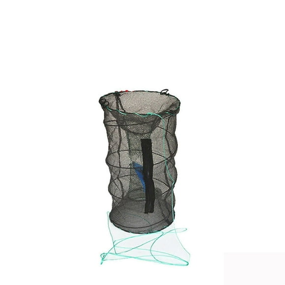 Collapsible Crab Trap for Lobster Crayfish Fishing, Portable Shrimp Minnow Bait Cage with Durable Mesh