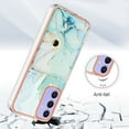 thumbnail image 7 of TECH CIRCLE Stylish Case for Samsung Galaxy A05 (6.7") - Premium TPU/PU Leather Phone Case [Built-in Wallet Feature] Lightweight Cute Marble Durable Cover, Green, 7 of 7
