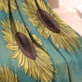 thumbnail image 3 of Blue Sunflower Pattern Blanket,Comfortable Soft Flannel Throw Blanket,All Season,Warm Lightweight Blankets for Sofa Bed Couch Living Room Chair,30"x40", 3 of 4