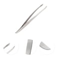 thumbnail image 3 of Unique Bargains 1 Pc Portable Eyebrow Tweezer for Bathroom Travel Hotel Silver Tone Stainless Steel, 3 of 4