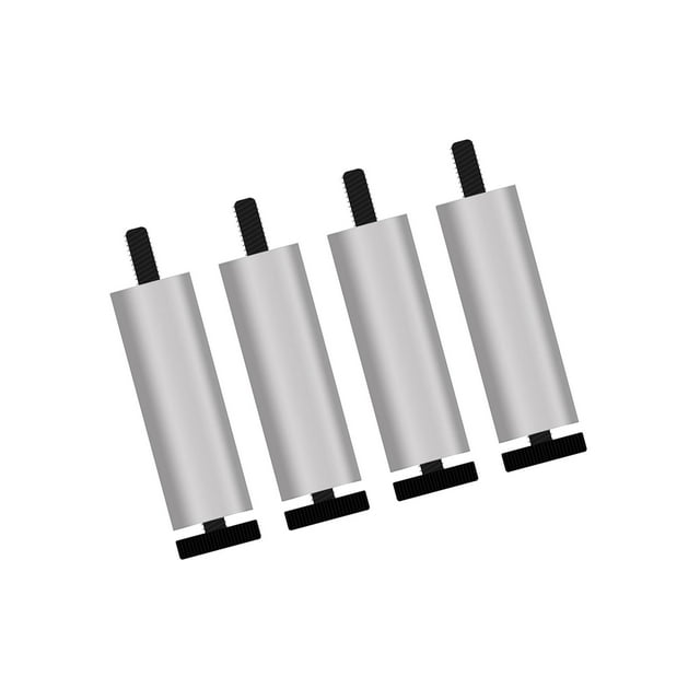 4x Pieds de Canapé Pieds de Meubles en Métal Antirouille Hauteur Réglable Pied de Support pour Meubles Style Moderne Remplacement Pieds de Canapé pour Table Chaise, 15cm