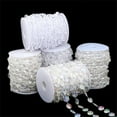 thumbnail image 4 of Clear Plastic Bead Chain For Handmade Craft Jewelry Making Clothing Accessories, 4 of 20