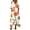 #0095-Multicolor, variant on Dresses for Women Floral Print V Neck Short Sleeve Casual Loose Fit Lightweight Maxi Dresses Gift