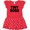 Red with Polka Dot, variant on Inktastic Tiny Boss Gift Baby Girl Dress