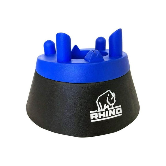 Rhino Rugby League Union Screw Top Adjustable Kicking Tee Black/Blue