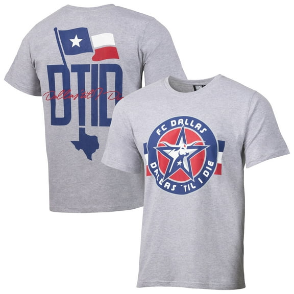 Men's-Sport Design Sweden Gray FC Dallas Game Day Relaxed T-Shirt
