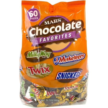 UPC 040000423096 product image for Mars Chocolate Favorites Fun Size Variety Mix, 60 count, 29.7 oz | upcitemdb.com