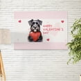 thumbnail image 2 of Happy Valentine's Day Schnauzer Brings Love Heart Horizontal Matte Canvas Poster Miniature Schnauzer Dog Lover Wall Art Home Decor - 02028, 2 of 5