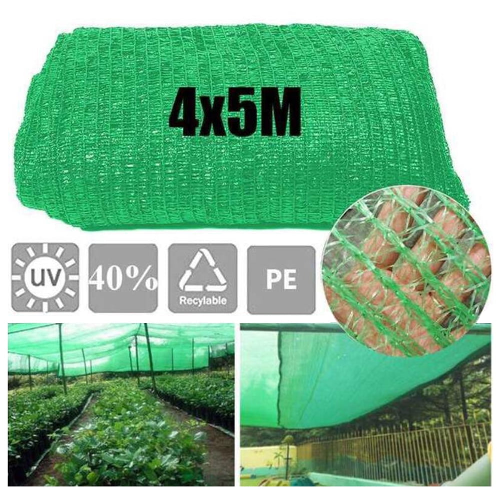 Akoyovwerve 4X5M Garden Netting Plant Cover Sunblock Shade Cloth Cover