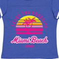 thumbnail image 4 of Inktastic Summer Enjoy the Sunshine Miami Beach Florida in Pink Boys or Girls Toddler T-Shirt, 4 of 5